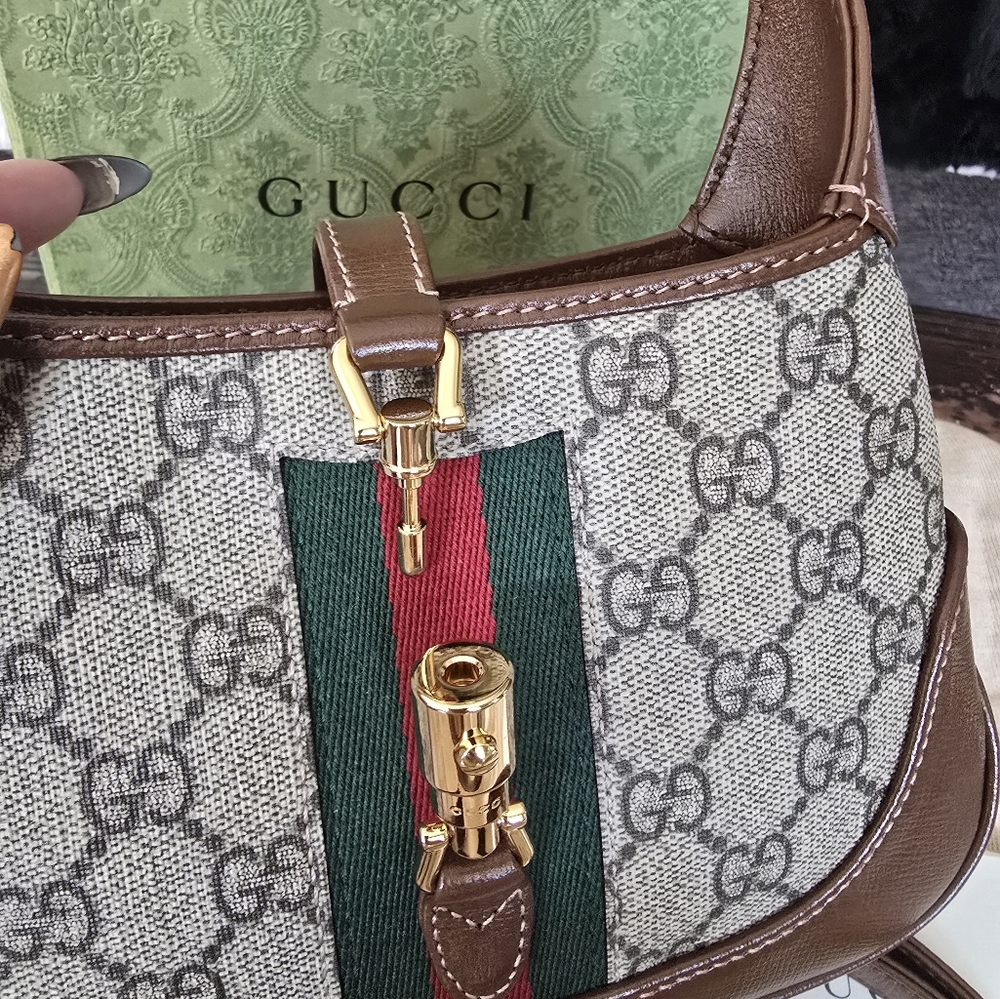 Authentic Gucci Jackie 1961 Mini Bag 2way, Handbag Or Crossbody Bag - Picture 6 of 16